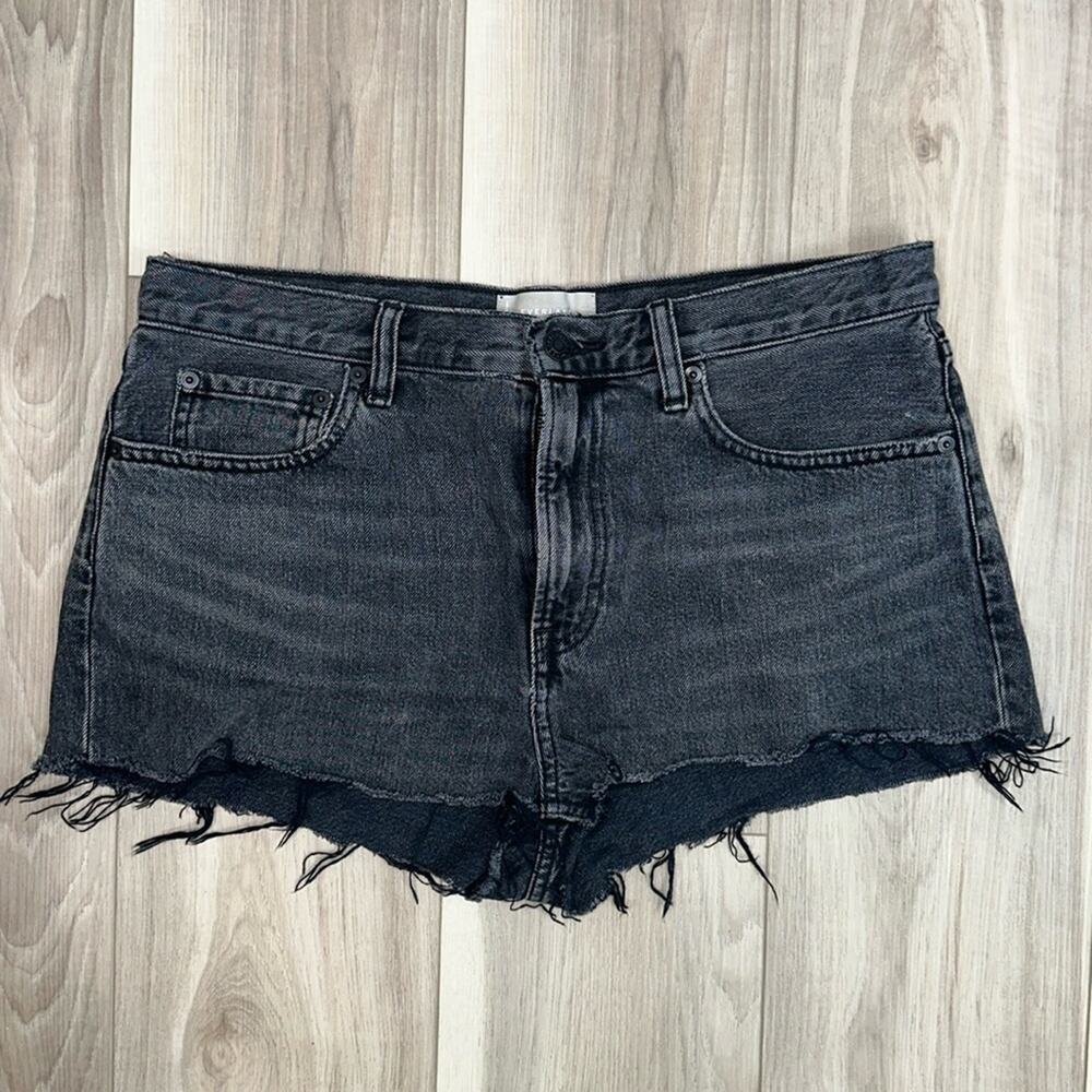 Everlane the denim high waisted organic cotton shorts size 29